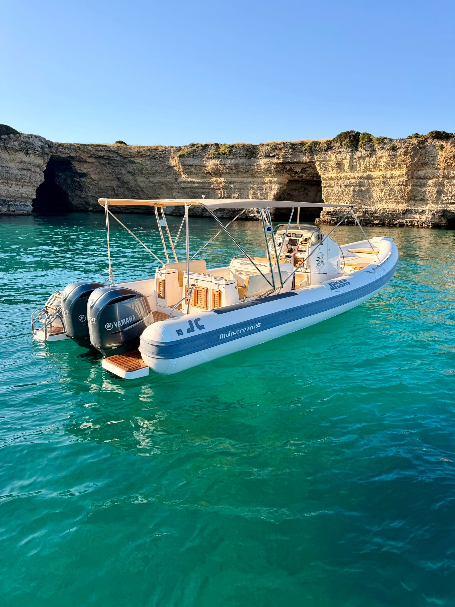 Gommone in mare